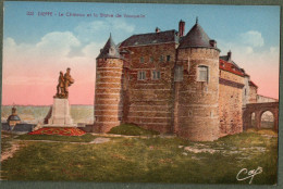 76 / DIEPPE - Le Château Et La Statue De Vauquelin - Dieppe
