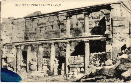 CPA AK Djebel Zeir Serdjila Cafe SYRIA (1404272) - Syrie