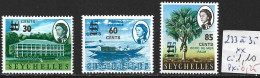 SEYCHELLES 233 à 35 ** Côte 1.10 € - Seychellen (...-1976)