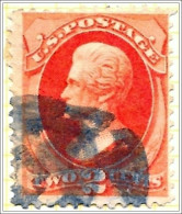 Usa 1870 2 Cents Orange Stamp Used V1 - Usados