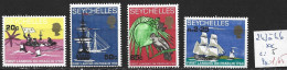 SEYCHELLES 243 à 46 ** Côte 5 € - Seychelles (...-1976)