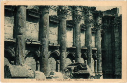 CPA AK Baalbek Temple De Bacchus Interieure SYRIA (1404045) - Syrie