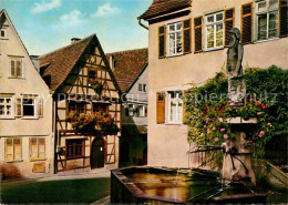 72898260 Marbach Neckar Schillers Geburtshaus Wilder Mann Brunnen Marbach Am Nec - Other & Unclassified