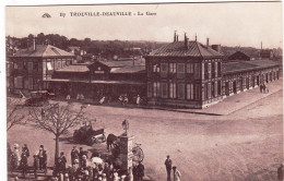 14 - Calvados - TROUVILLE - DEAUVILLE  - La  Gare  - Trouville