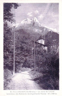 74 - Haute Savoie - SALLANCHES - La Route De Levaud - Le Chateau Des Rubins Et Les Aiguilles De Varens - Sallanches