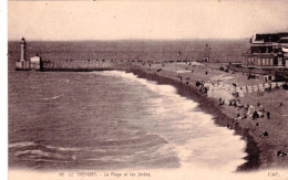 76 - Seine Maritime - LE TREPORT - La Plage Et Les Jetées - Le Treport