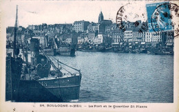 62 - Pas De Calais - BOULOGNE Sur MER - Le Port Et Le Quartier Saint Pierre - Boulogne Sur Mer