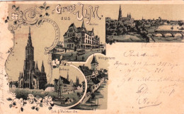 Deutschland - Gruss Aus ULM A.d.Donau - Litho 1903 - Ulm