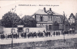 28 - Eure Et Loir - OUARVILLE - Mairie Et Ecole De Garcons - Andere & Zonder Classificatie