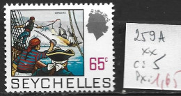 SEYCHELLES 259A ** Côte 5 € - Seychellen (...-1976)