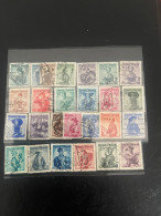 1948-1952 Volkstrachten Verschiedene - Used Stamps