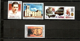 Cuba  2004  .-   Y&T  Nº   4141-4152-4167-4168      ** - Neufs