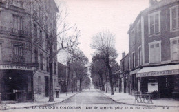 92 - Hauts De Seine -  LA GARENNE COLOMBES -   Rue De Sartoris Prise De La Rue Voltaire - Café - Restaurant - La Garenne Colombes