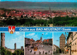 72898073 Bad Neustadt Panorama Schloss Marktplatz Stadttor Bad Neustadt - Andere & Zonder Classificatie
