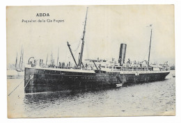 CPA - ABDA - Paquebot De La Cie Paquet - Circulé En FM - Tampon Du 13e Régiment De Tirailleurs Algériens - - Steamers