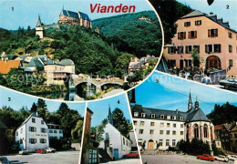 72898023 Vianden Panorama Auberge De Jeunesse Hotel De Ville Chapelle Eglise Tri - Otros & Sin Clasificación