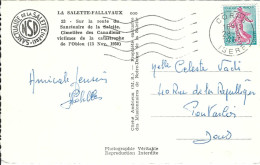 FRANCE Ca.1963: CP Ill. De Corps (Isère) Pour Pontarlier (Doubs) - Briefe U. Dokumente