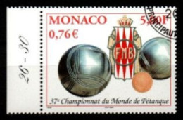 MONACO   -   2001 .  Y&T N° 2303 Oblitéré . Pétanque - Used Stamps
