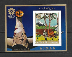 Ajman 1970 EXPO - OSAKA IMPERFORATE MS MNH - 1970 – Osaka (Japon)