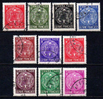 Guyane - 1947 -  Tb Taxe N° 22 à 31 - Oblit - Used - Usati