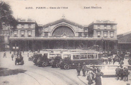 La Gare De L' Est : Vue Extérieure - Pariser Métro, Bahnhöfe