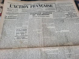 ACTION FRANCAISE 36/MAURRAS DAUDET /AFFAIRE SALENGRO /ESPAGNE GUERRE MADRID ESCALONA - Altri & Non Classificati