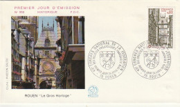 ///   FRANCE ///    PREMIER JOUR ---  FDC  --- Congrés National De La Federation Des Societs Philatéliques .. Rouen - 1970-1979