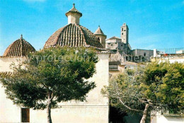 72897442 Ibiza Islas Baleares Iglesia De Santo Domingo Y La Catedral Al Fondo Ib - Autres & Non Classés