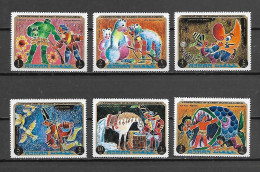 Ajman 1971 Art - Paintings - Adventures Of Baron Von Munchhausen IMPERFORATE MS ΜΝΗ - Adschman