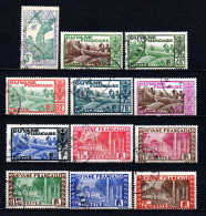 Guyane - 1939 - Aspects De La Guyane  -  N° 157 à 168 - Oblit - Used - Used Stamps