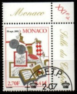 MONACO   -   2001 .  Y&T N° 2306 Oblitéré . Bourse 2001 - Gebraucht