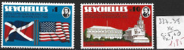 SEYCHELLES 337-38 ** Côte 5.50 € - Seychelles (...-1976)