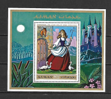 Ajman 1971 Grimm Brothers' Fairy Tales MS MNH - Ajman