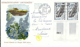 FRANCE Ca.1963: LSC Ill.  De Paris Pour Montreux (Suisse) - Storia Postale