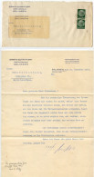 Germany 1939 Cover & Letter; Solingen - Erwin Schnittert, Oberingenieur (Senior Engineer); 6pf. Hindenburg, Pair - Covers & Documents