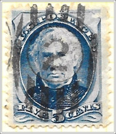 USA 1875 5 Cents Blue Used V1 - Usados