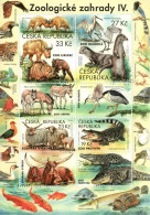 A 1038 - 41 Czechia Nature Protection: Zoological Gardens 2019 Otter Donkey Crocodile Takin - Sonstige & Ohne Zuordnung