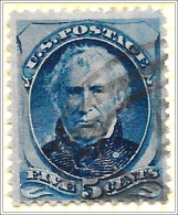 USA 1875 5 Cents Blue Used V1 - Usados