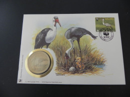 Malawi - WWF Wattled Crane 1986 - Numis Letter - Malawi
