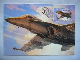 Avion / Airplane / AUSTRALIAN AIR FORCE / F/A Super Hornet / Carte Maximum - 1946-....: Modern Tijdperk