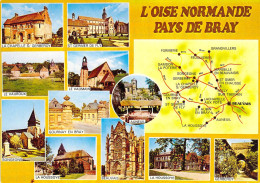 60 - L'Oise Normande - Pays De Bray - Carte Géographique - Multivues - Andere & Zonder Classificatie