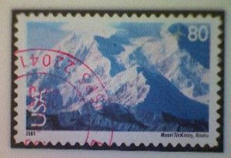 United States, Scott #C137 Used(o) Air Mail, 2001, Mount McKinley, Alaska, 80¢, Multicolored - 3a. 1961-… Gebraucht