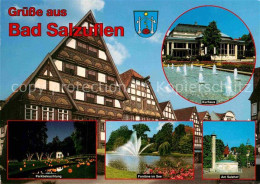 72896928 Bad Salzuflen Kurhaus Parkbeleuchtung Fontaene See Salzhof Bad Salzufle - Bad Salzuflen