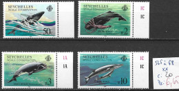 SEYCHELLES 565 à68 ** Côte 20 € - Seychellen (1976-...)
