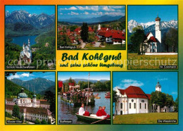 72896913 Bad Kohlgrub Schloss Neuschwanstein Sankt Colomann Kloster Ettal Wieski - Autres & Non Classés