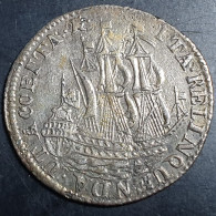 Netherlands 6 Stuiver Scheepjesschelling Zeeland Zeelandia 1758 Silver Fine - Monete Provinciali