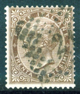 ITALIA, 1863, VEII CENT 30 USED VF - Gebraucht