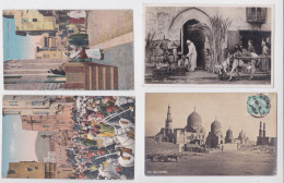 Egypte Le Caire Cairo Egypt Suez Assouan Alexandria Gizeh Lot De 88 Cartes Postales Anciennes Vintage Picture Postcard - Collections & Lots