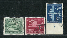 "DEUTSCHES REICH" 1944, Mi. 866-868 "Flugzeuge" Gestempelt (A2035) - Unused Stamps
