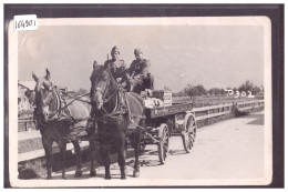 ARMEE SUISSE - MILITAIRES - ATTELAGE - B ( 2 PLIS D'ANGLE ) - Autres & Non Classés